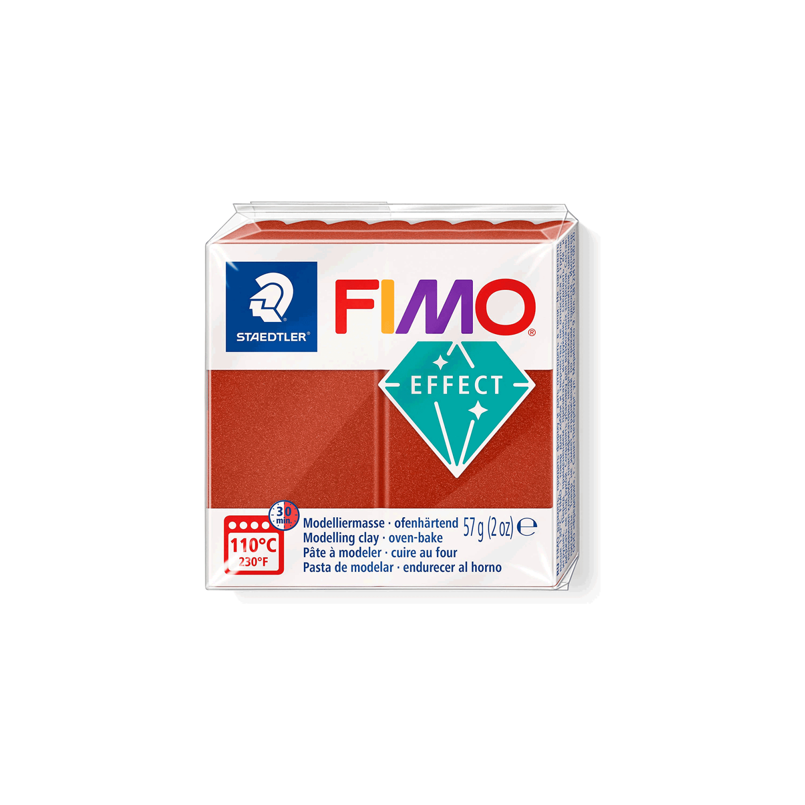 Пластика Fimo Effect, Медь металлик, 57 г (4007817096215)