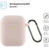 Чохол для навушників Armorstandart Ultrathin Silicone Case With Hook для Apple AirPods 2 Pink Sand (ARM59689) зображення 2