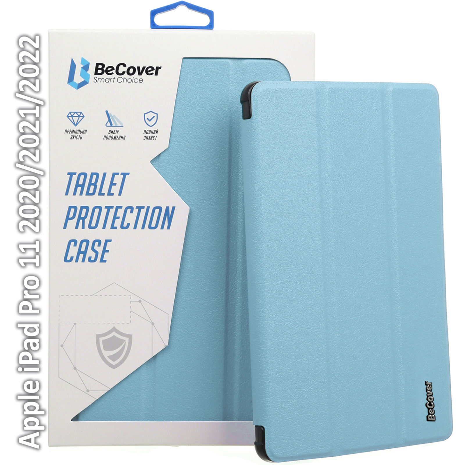 Чехол для планшета BeCover Direct Charge Pencil Apple iPad Pro 11 2020/2021/2022 Gray (709652)