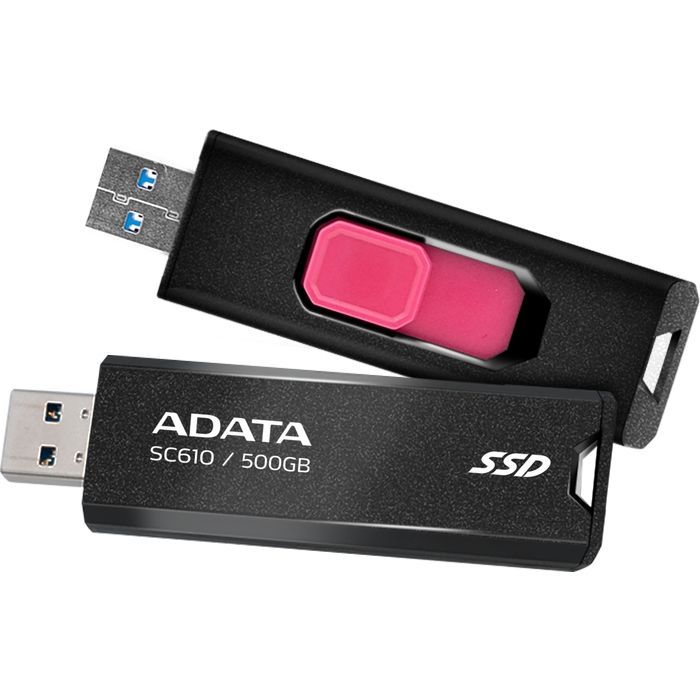Накопитель SSD USB 3.2 500GB SD610 ADATA (SC610-500G-CBK/RD) изображение 5