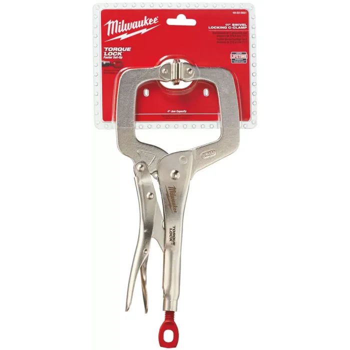 Струбцина Milwaukee Torque Lock, тип С, 280мм, шарнірні губки (4932471727) зображення 3