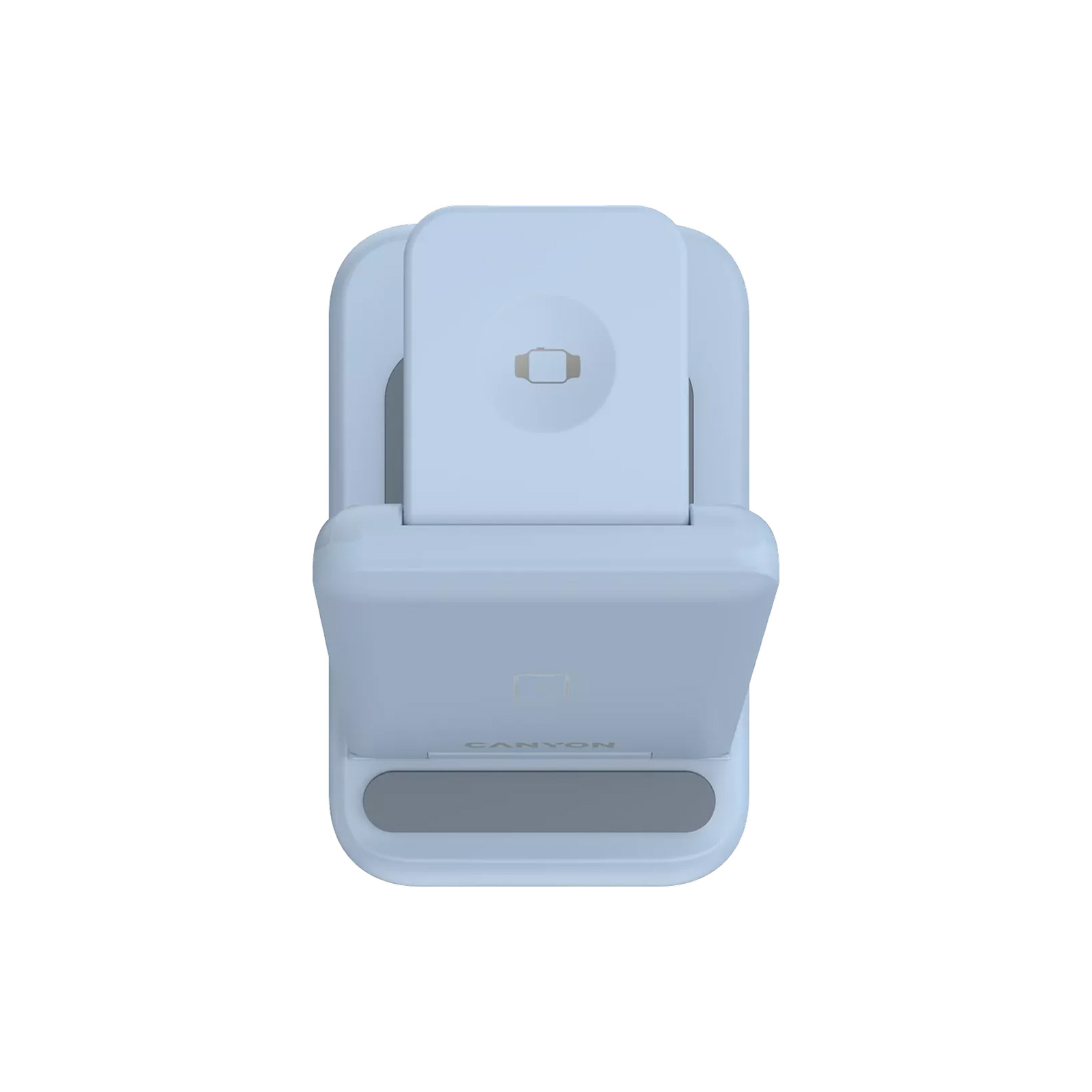 Зарядное устройство Canyon WS-304 Foldable 3in1 Wireless charger Blue (CNS-WCS304BL) изображение 6