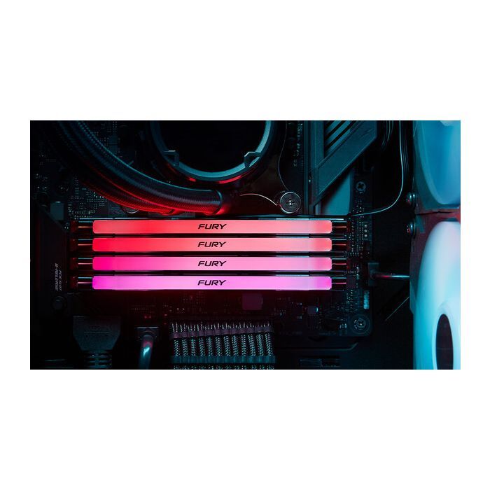 Модуль памяти для компьютера DDR5 48GB (2x24GB) 7200 MHz Renegade RGB XMP Kingston Fury (ex.HyperX) (KF572C38RSAK2-48) изображение 10