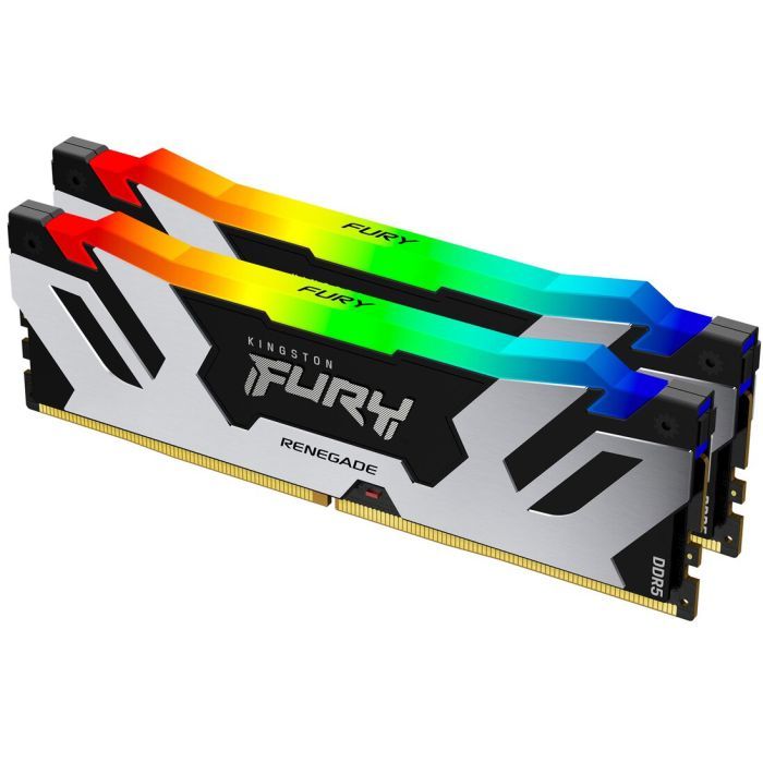 Модуль памяти для компьютера DDR5 48GB (2x24GB) 7200 MHz Renegade RGB XMP Kingston Fury (ex.HyperX) (KF572C38RSAK2-48) изображение 2