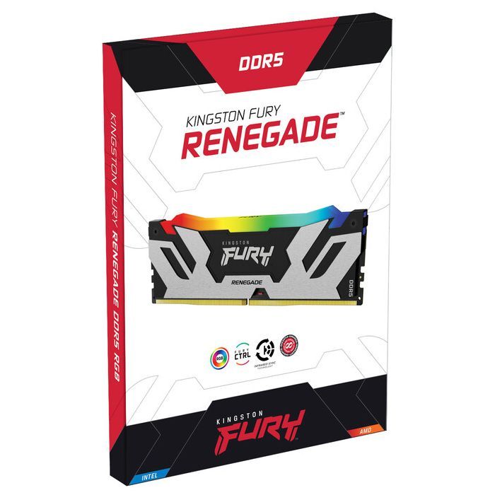 Модуль памяти для компьютера DDR5 48GB (2x24GB) 7200 MHz Renegade RGB XMP Kingston Fury (ex.HyperX) (KF572C38RSAK2-48) изображение 5