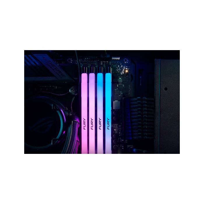 Модуль памяти для компьютера DDR5 48GB (2x24GB) 7200 MHz Renegade RGB XMP Kingston Fury (ex.HyperX) (KF572C38RSAK2-48) изображение 9