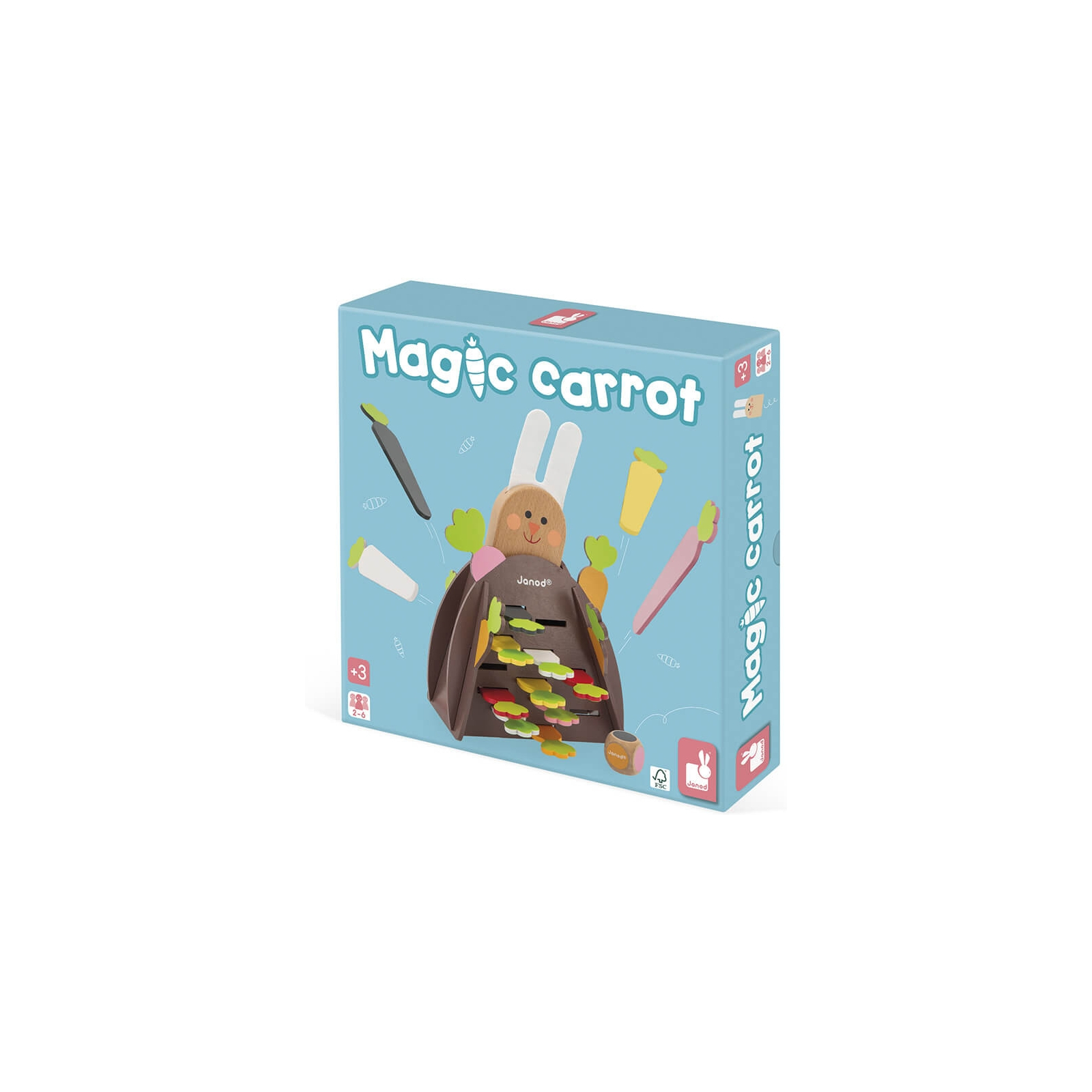 Настільна гра Janod Магічна морква (J02473) зображення 9
