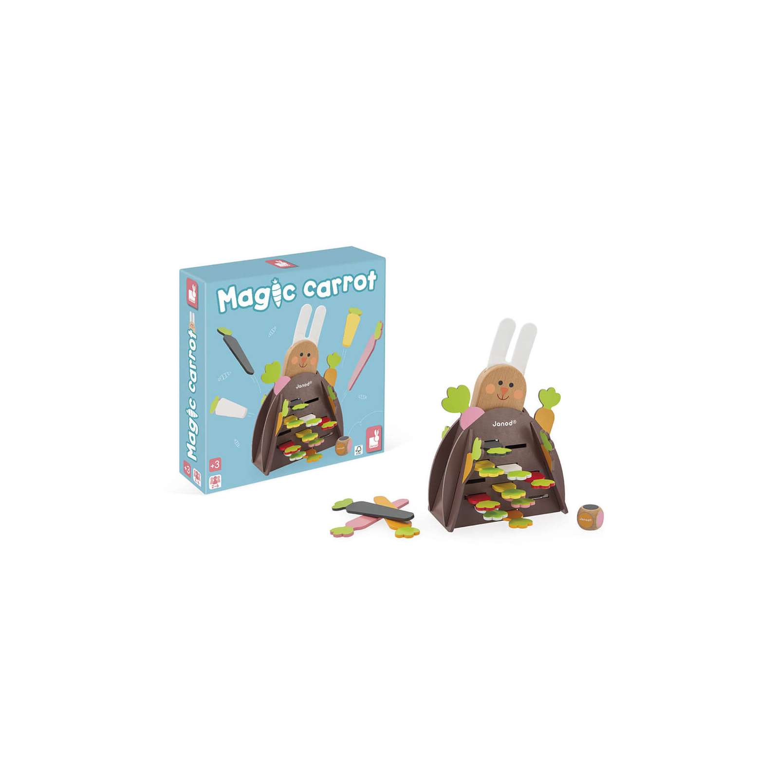 Настольная игра Janod Магическая морковь (J02473)