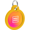 Адресник для тварин WAUDOG Smart ID з QR паспортом "Градієнт помаранчевий", коло 30 мм (230-4035) зображення 4