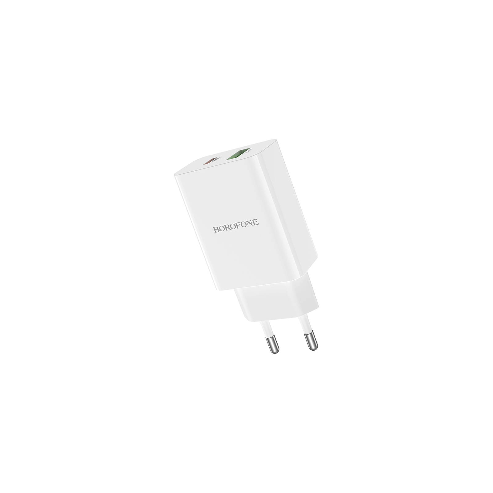 Зарядное устройство BOROFONE BA56A Lavida dual port PD20W+QC3.0 charger White (BA56AW) изображение 5
