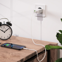 Зарядное устройство BOROFONE BA56A Lavida dual port PD20W+QC3.0 charger White (BA56AW) изображение 8