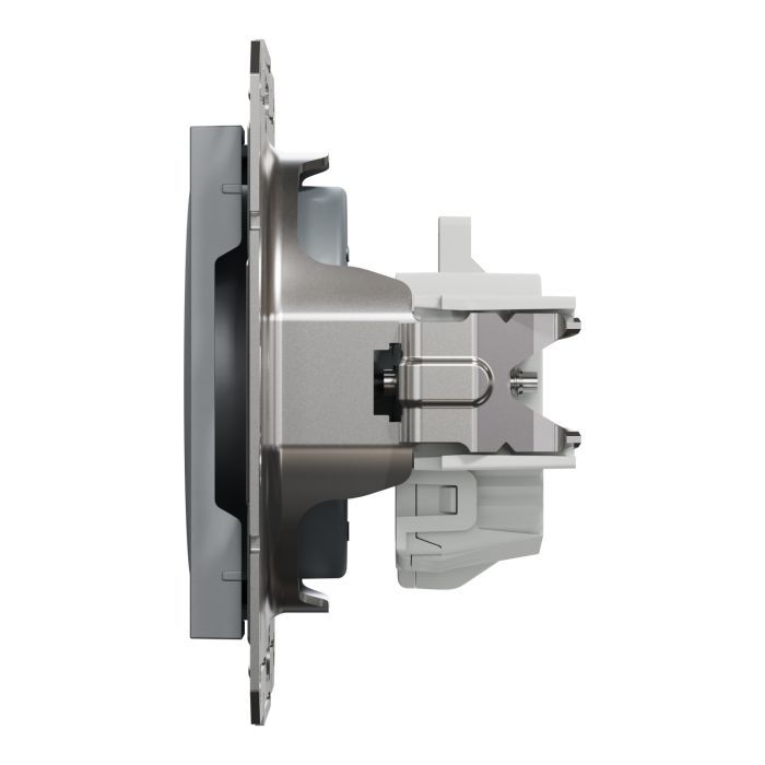 Розетка Schneider Electric ASFORA без заземлення антрацит (EPH3000171) изображение 4