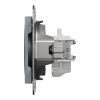 Розетка Schneider Electric ASFORA без заземлення сталь (EPH3000162) изображение 4