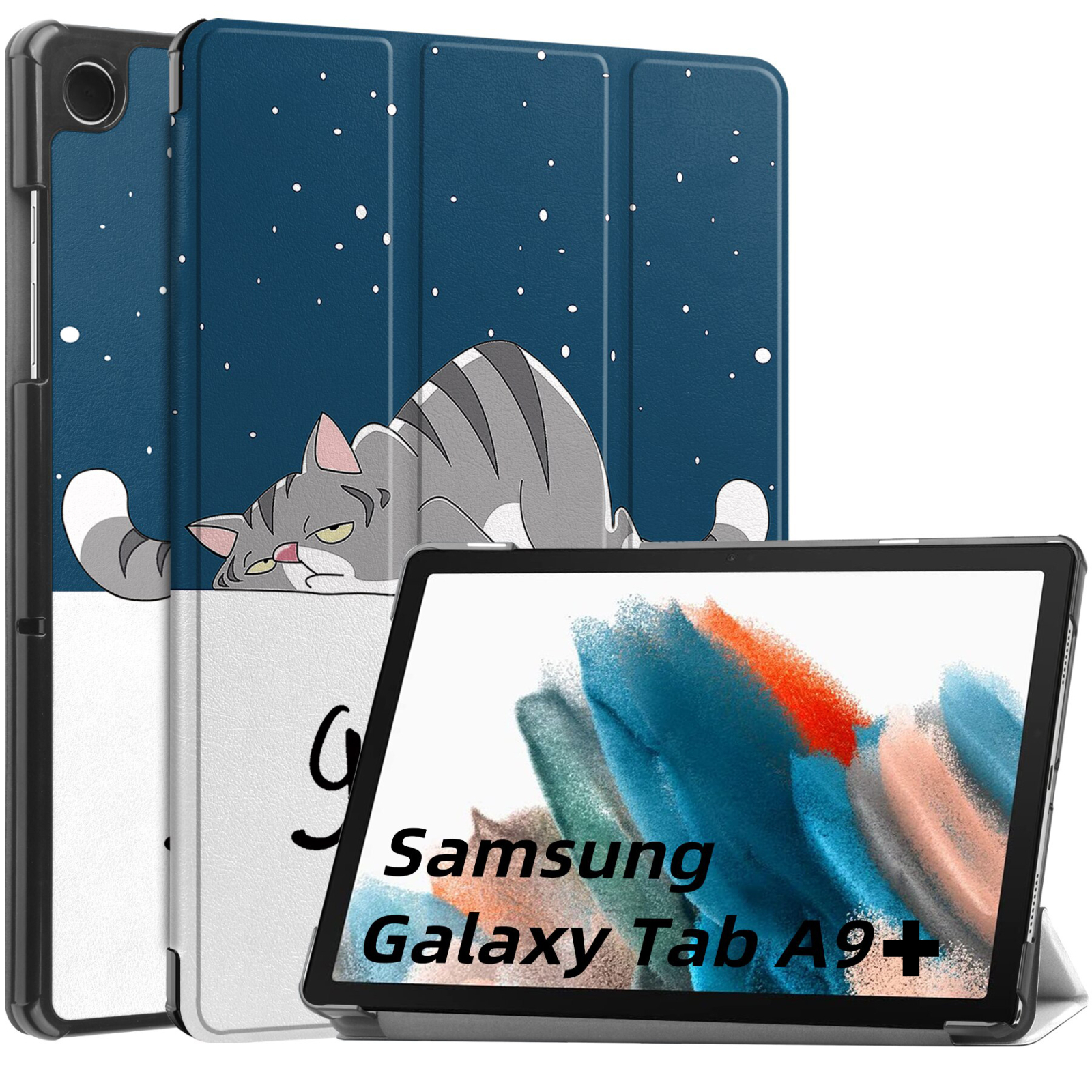 Чехол для планшета BeCover Smart Case Samsung Tab A9 Plus SM-X210/SM-X215/SM-X216 11.0" Gray (710309) изображение 5
