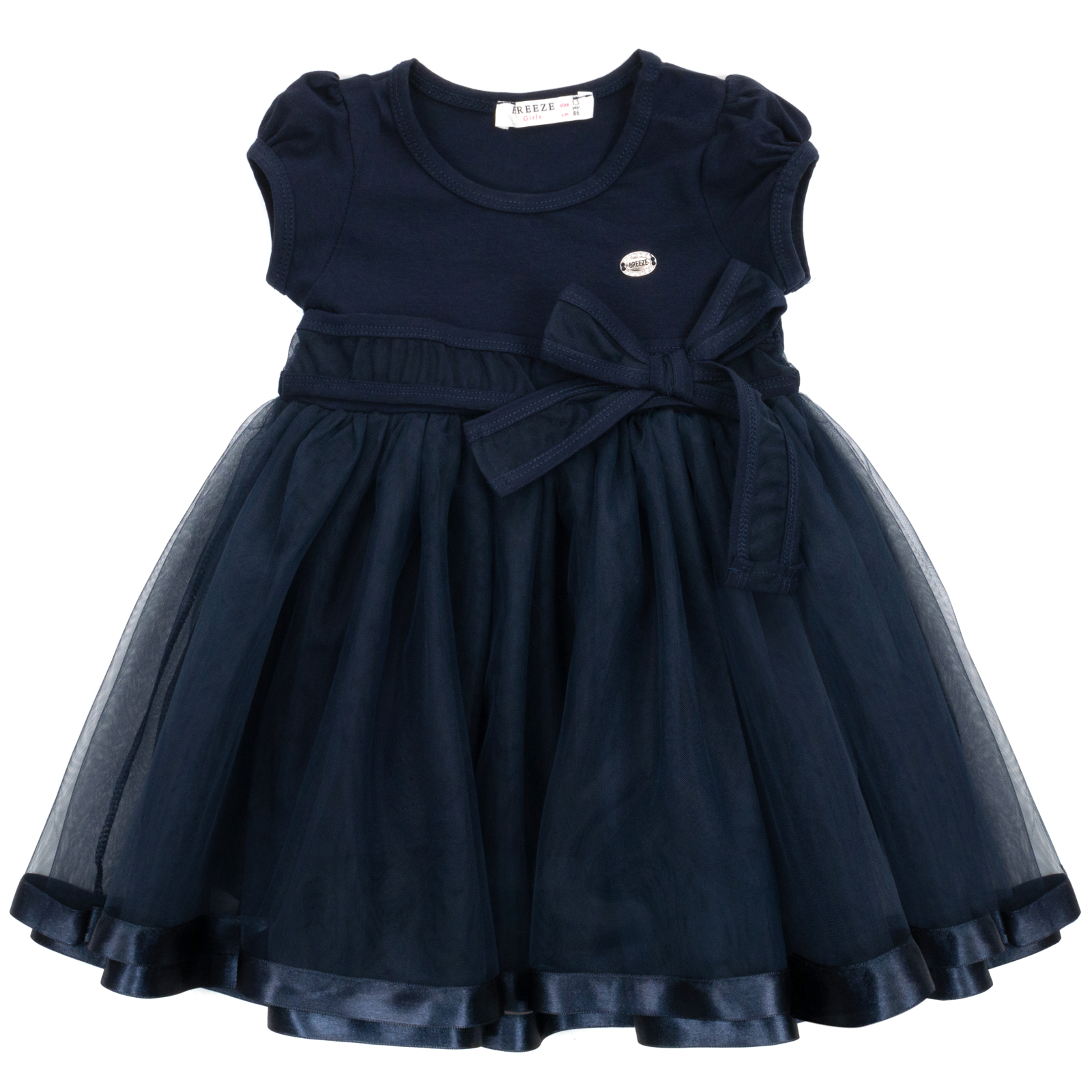Платье Breeze с фатиновой юбкой (14251-104G-blue)