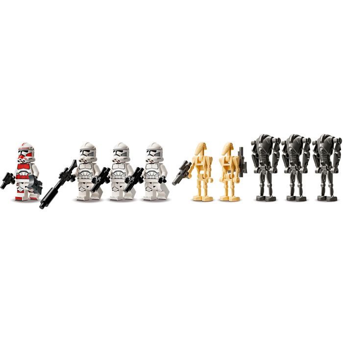 Конструктор LEGO Star Wars Клоны-пехотинцы и Боевой дроид. Боевой набор 215 деталей (75372) изображение 5