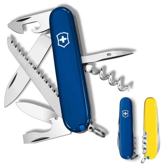 Ніж Victorinox Camper Ukraine 91 мм Синьо-жовтий (1.3613.2.8) зображення 2