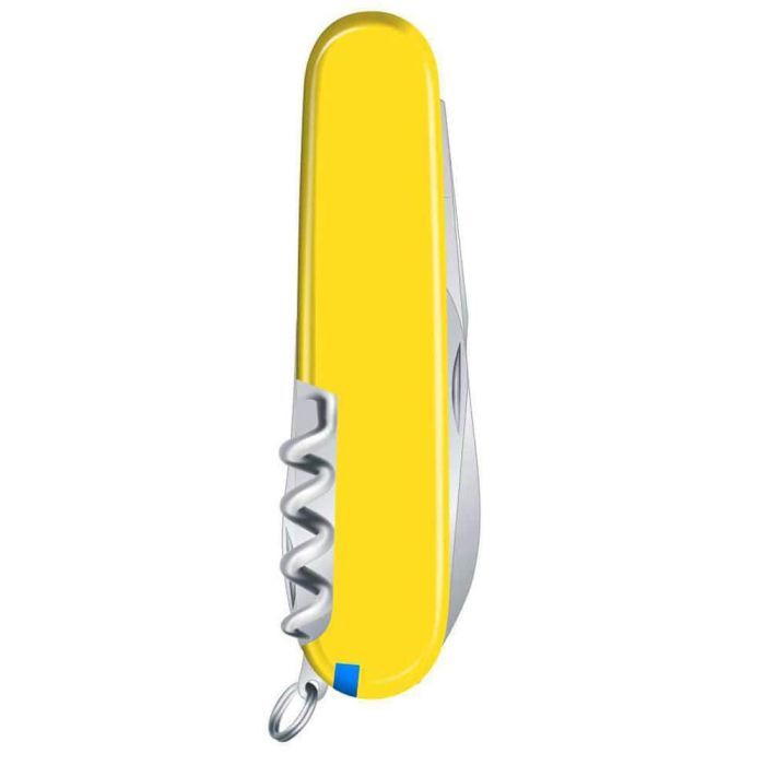 Ніж Victorinox Camper Ukraine 91 мм Синьо-жовтий (1.3613.2.8) зображення 5