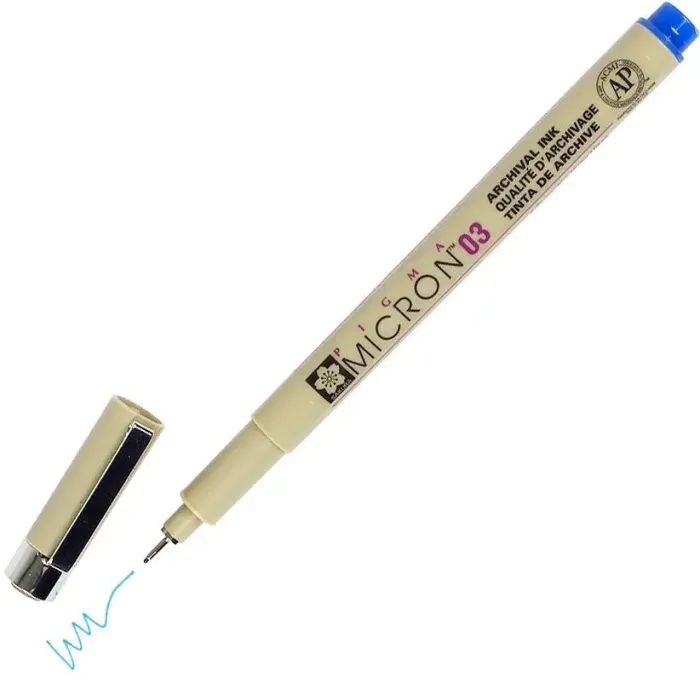 Лайнер Sakura Pigma Micron (0.3) 0,35 мм Зеленый (084511306387) изображение 2