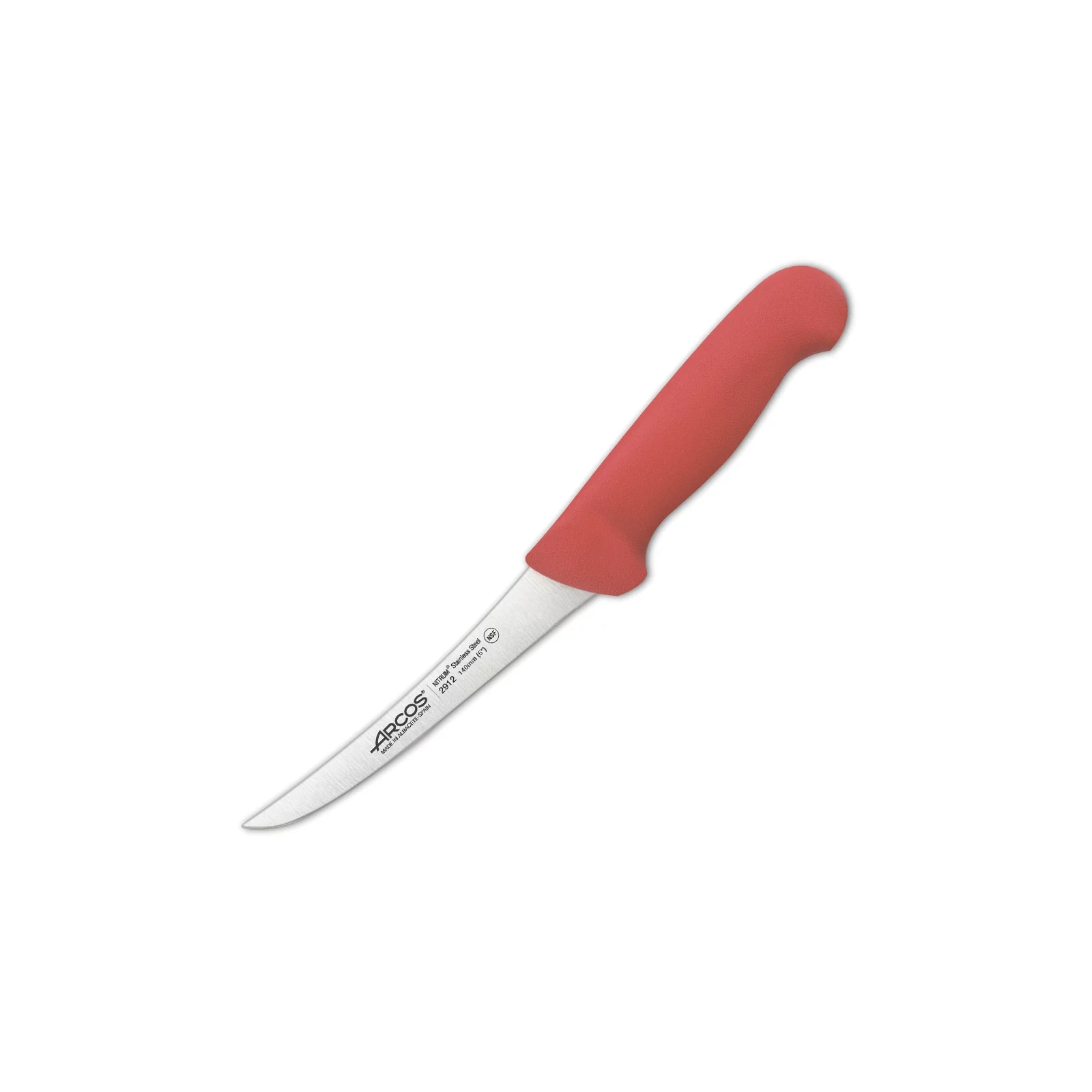 Кухонный нож Arcos серія "2900" обвалювальний 140 мм Червоний (291222)