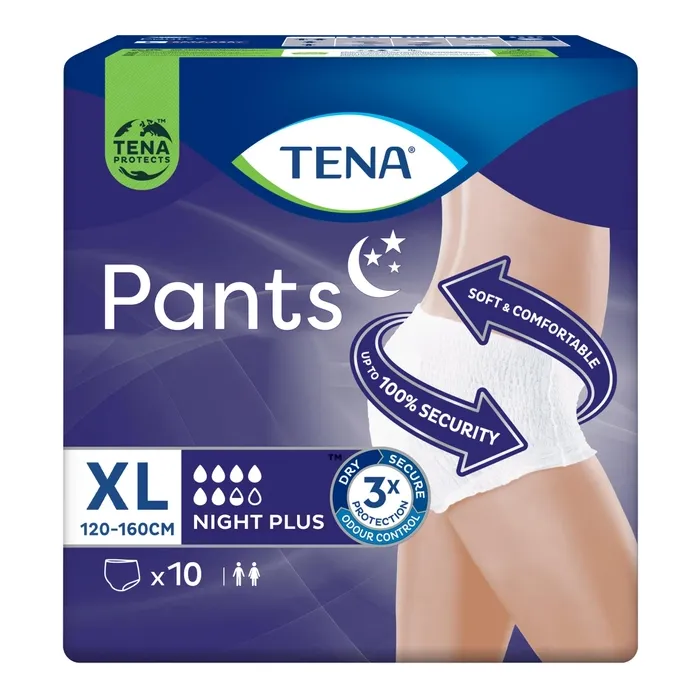 Підгузки для дорослих Tena Pants Plus Night Extra Large 10 шт (7322542133569) зображення 2
