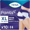 Підгузки для дорослих Tena Pants Plus Night Extra Large 10 шт (7322542133569)