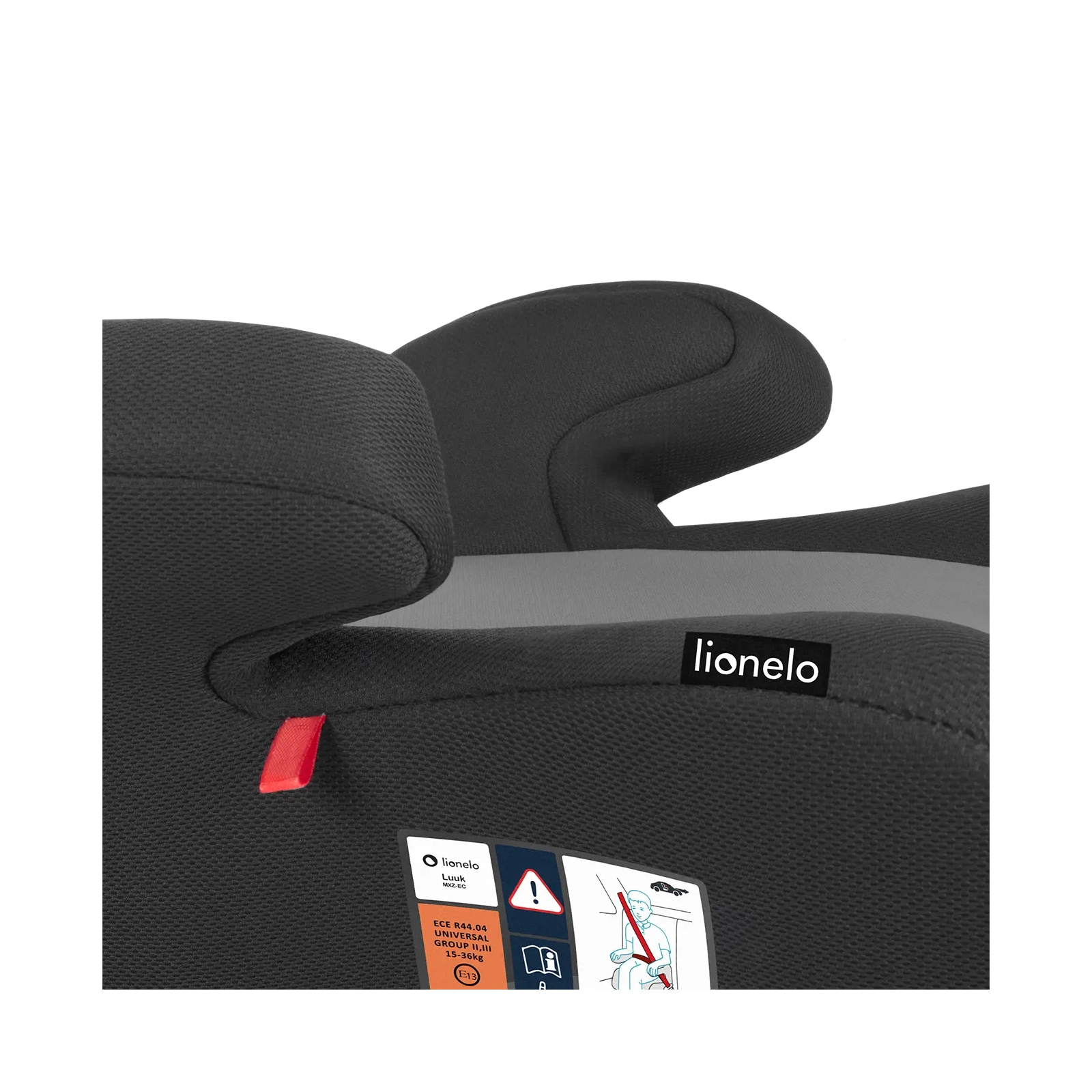 Автокресло Lionelo Luuk бустер 15-36 кг Серый (LO-LUUK GREY) изображение 6