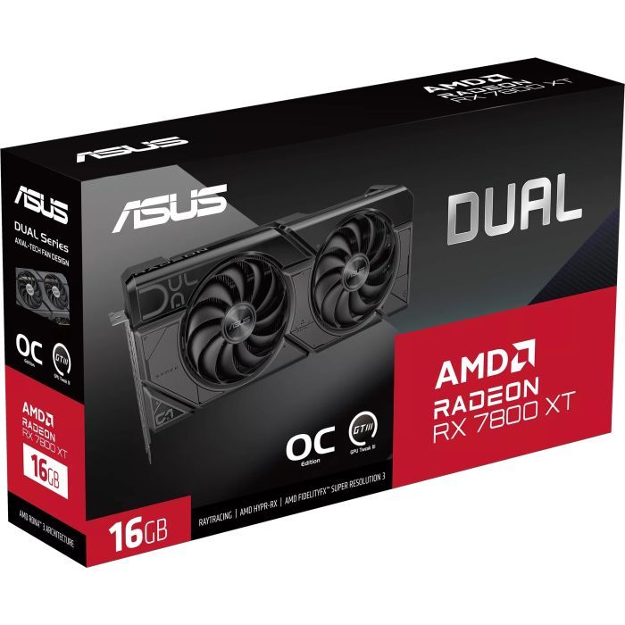 Відеокарта ASUS Radeon RX 7800 XT 16Gb DUAL OC (DUAL-RX7800XT-O16G) зображення 12