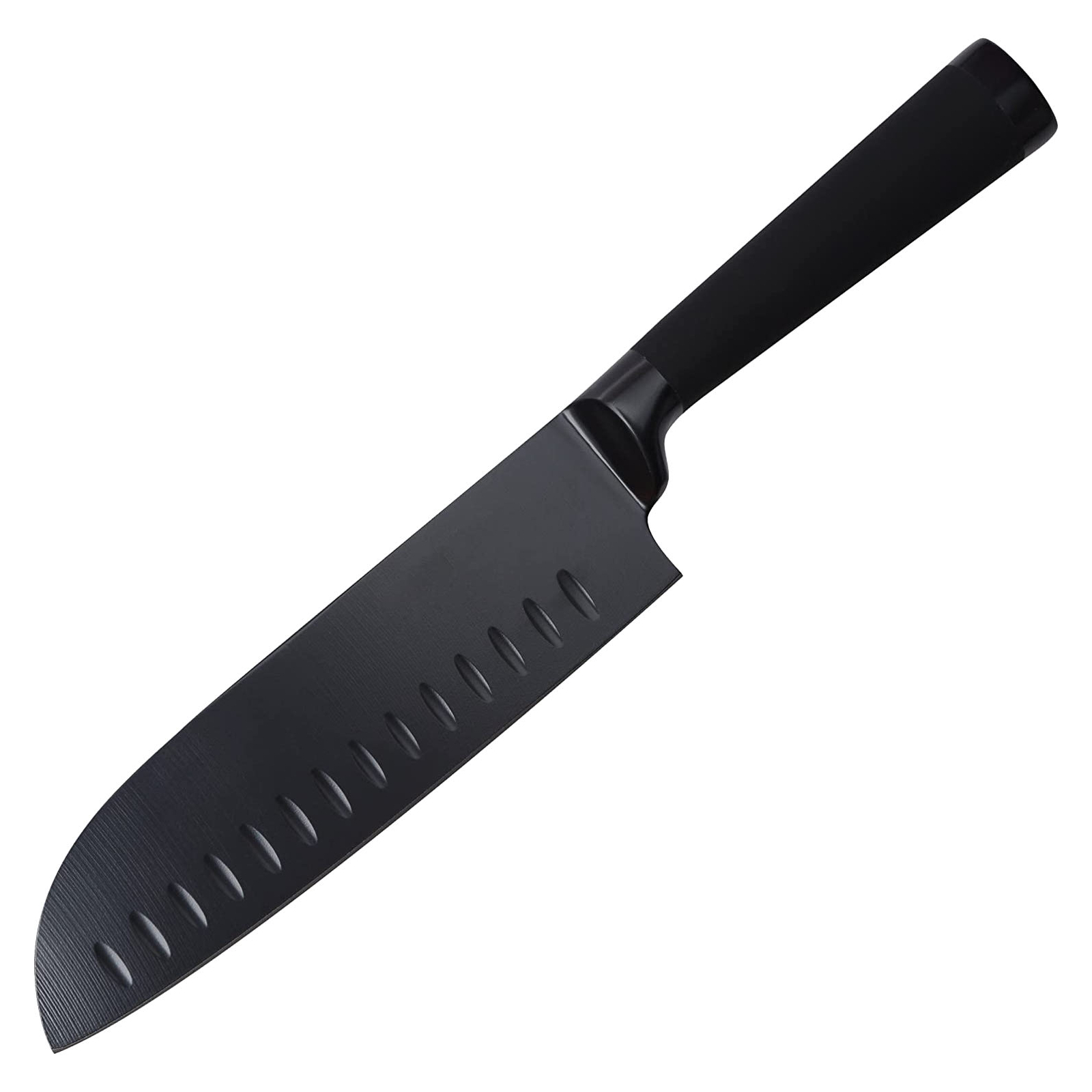 Кухонний ніж Bergner Black Blade Сантоку 17,5 см (BG-8776)