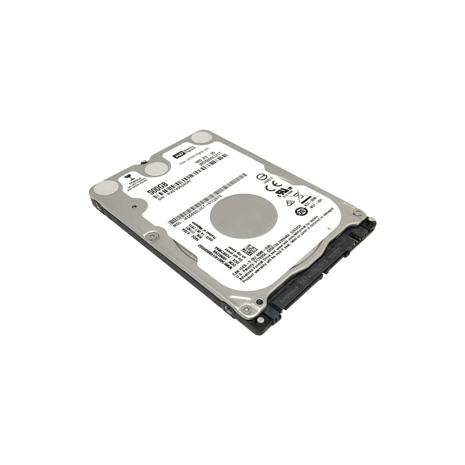 Жесткий диск для ноутбука 2.5" 500GB WD (# WD5000LUCT #) изображение 2