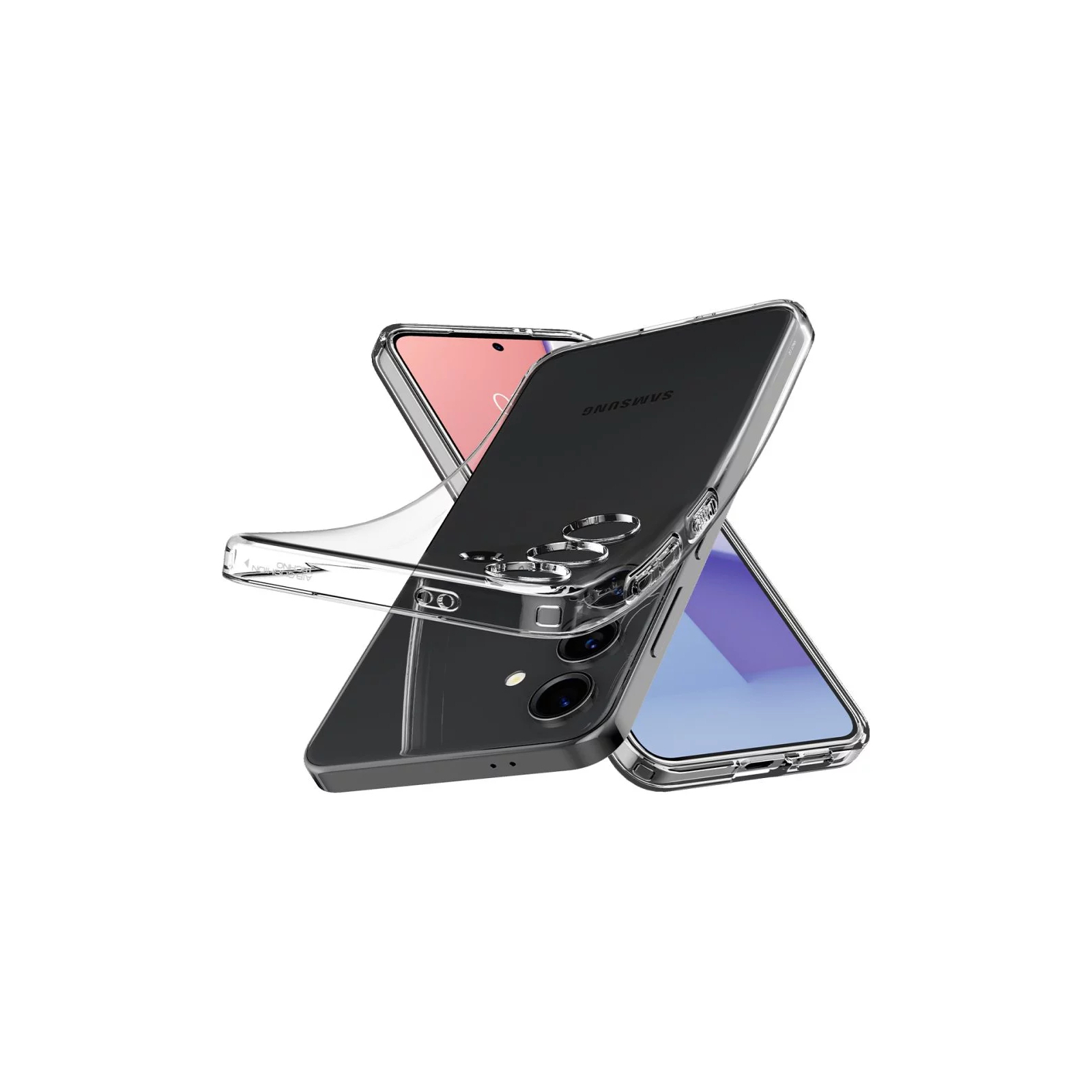 Чехол для мобильного телефона Spigen Samsung Galaxy S24+ Liquid Crystal Crystal Clear (ACS07323) изображение 6