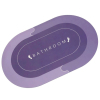Коврик для ванной Stenson суперпоглощающий 50 х 80 см овальный фиолетовый (R30940 violet)