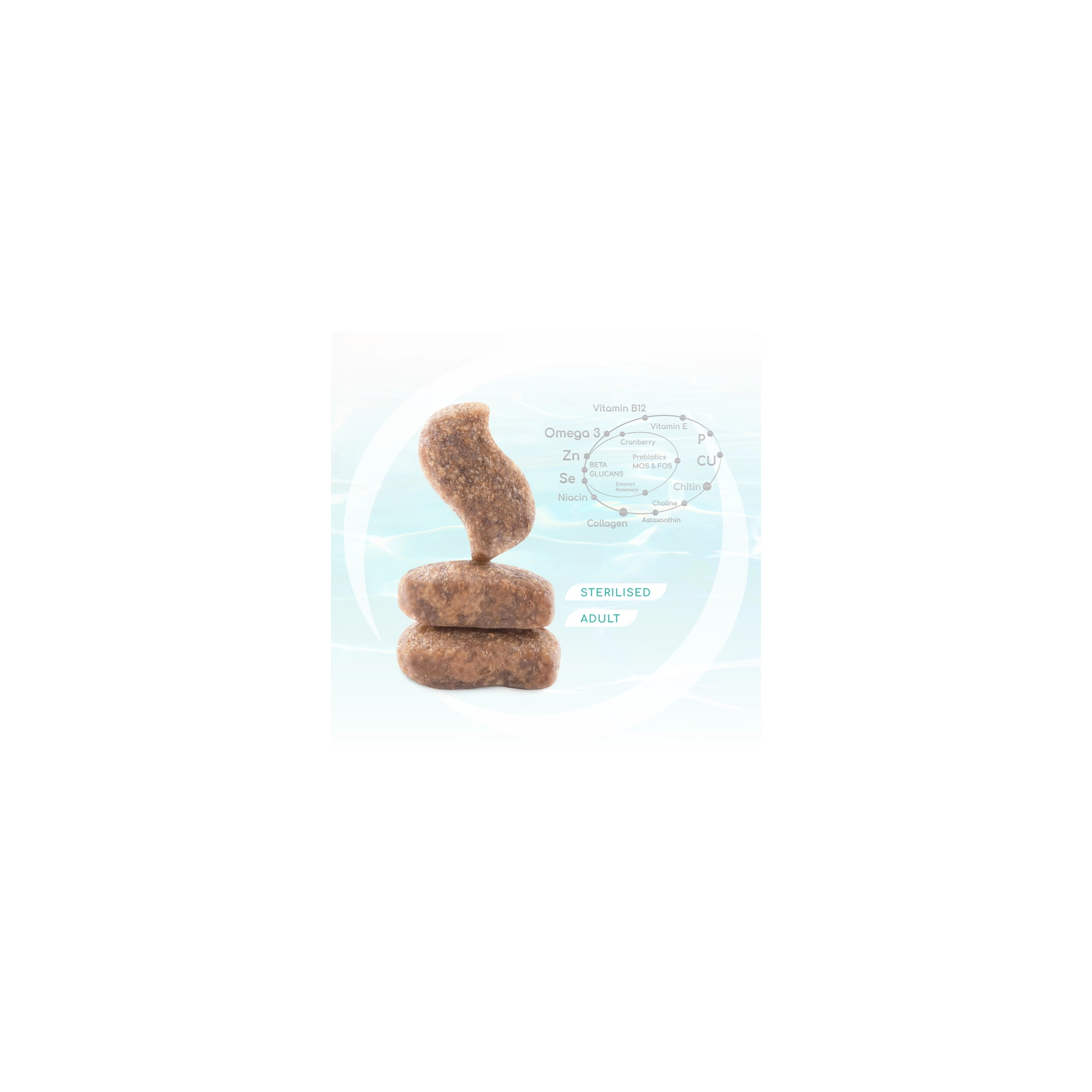 Сухий корм для кішок Optimeal Beauty Fitness для стерилізованих/кастрованих з морепродуктами 4 кг (4820215369824) зображення 3