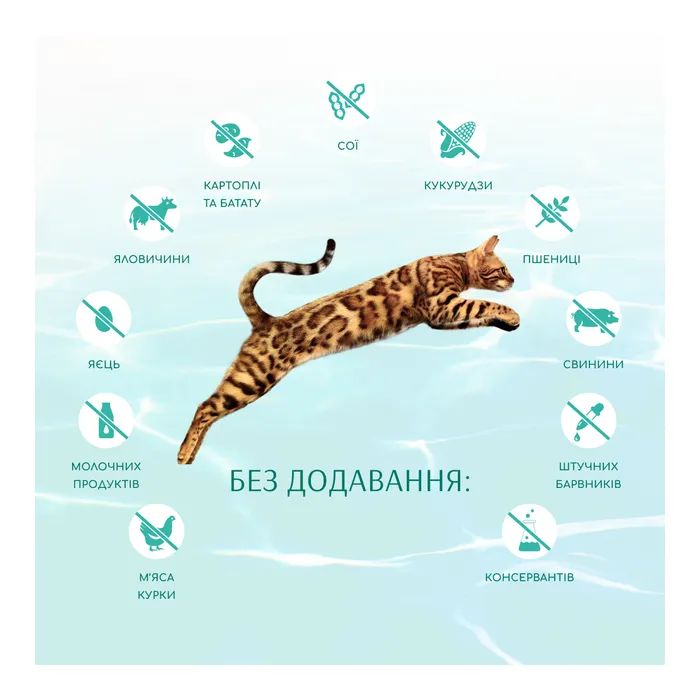 Сухий корм для кішок Optimeal Beauty Fitness для стерилізованих/кастрованих з морепродуктами 4 кг (4820215369824) зображення 5