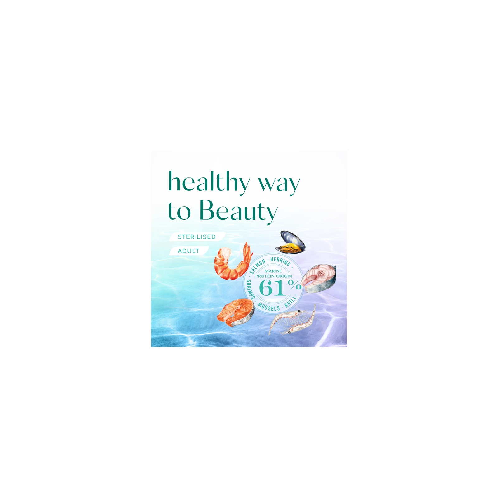 Сухий корм для кішок Optimeal Beauty Fitness для стерилізованих/кастрованих з морепродуктами 4 кг (4820215369824) зображення 7