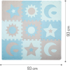 Дитячий килимок MoMi пазл Nebe 90 х 90 cм Blue (AKCE00031) зображення 4