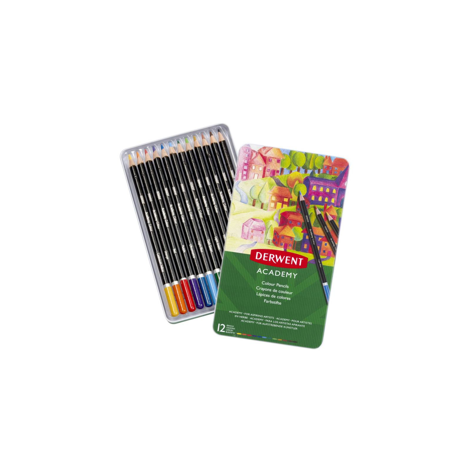 Олівці кольорові Derwent Colouring Academy, 12 кольорів (5028252269865) зображення 2