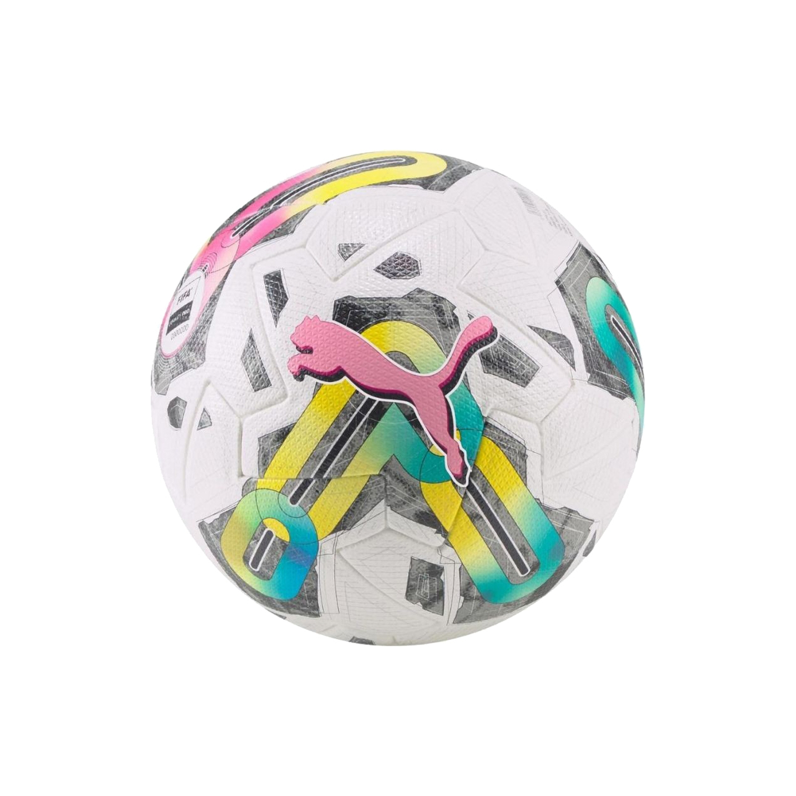 Мяч футбольный Puma Orbita 1 TB (FIFA Quality Pro) Уні 5 Білий / Рожевий / Мультиколор (4065449744386)