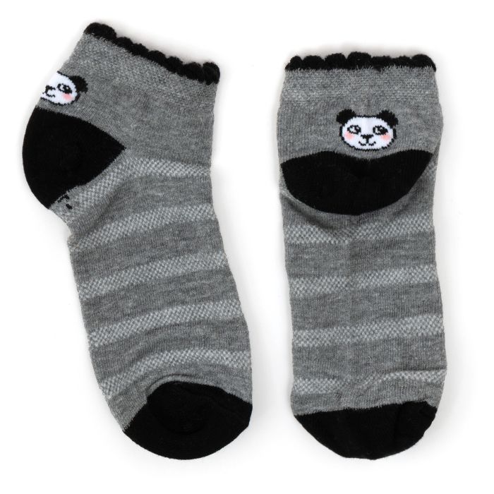 Носки детские BNM с пандой (M0C0201-0118-7G-darkgray) изображение 3