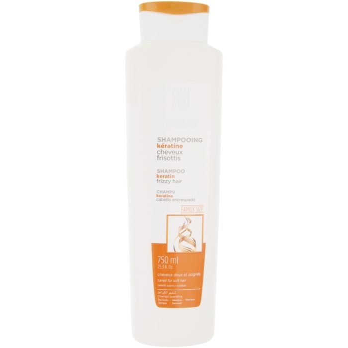 Шампунь Sairo Keratin Frizzy Hair С кератином для вьющихся волос 750 мл (8433295051167)