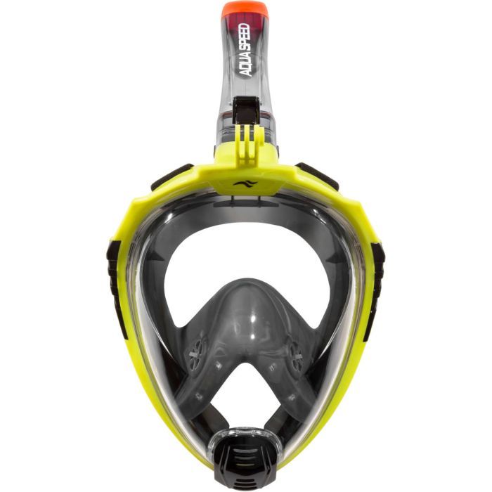 Маска для плавания Aqua Speed Drift 9942 чорний, жовтий 249-38 L/XL (5908217699428) изображение 5