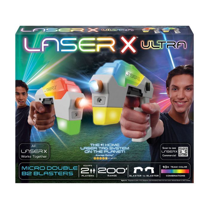 Игрушечное оружие Laser X набор для лазерных боев – Ultra Micro для двух игроков (87551) изображение 4