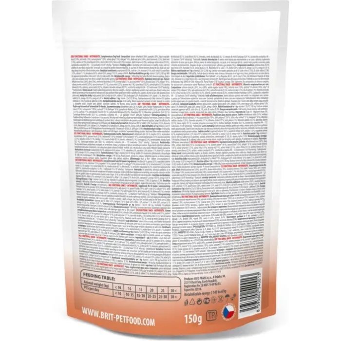 Ласощі для собак Brit Care Functional Antiparasitic 150 г - лосось (8595602540013) зображення 2