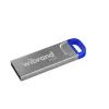 USB флеш накопитель Wibrand 64GB Falcon Silver-Blue USB 2.0 (WI2.0/FA64U7U)