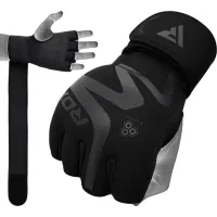 Бинти-рукавиці RDX T15 Noir Inner Matte Black L (GGN-T15MB-L) зображення 3