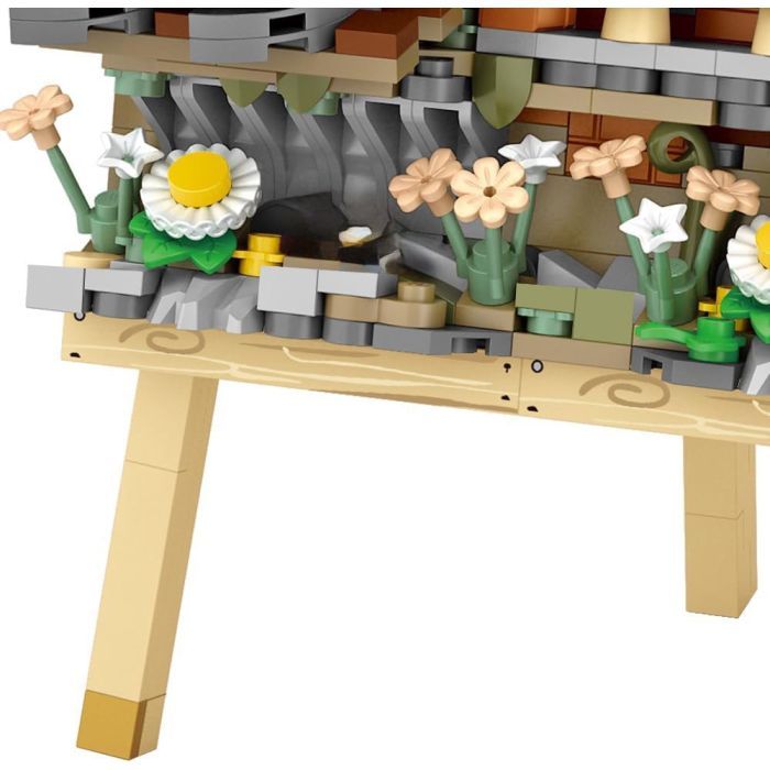 Конструктор LOZ mini Весенний поезд без фигурок (1296) изображение 3