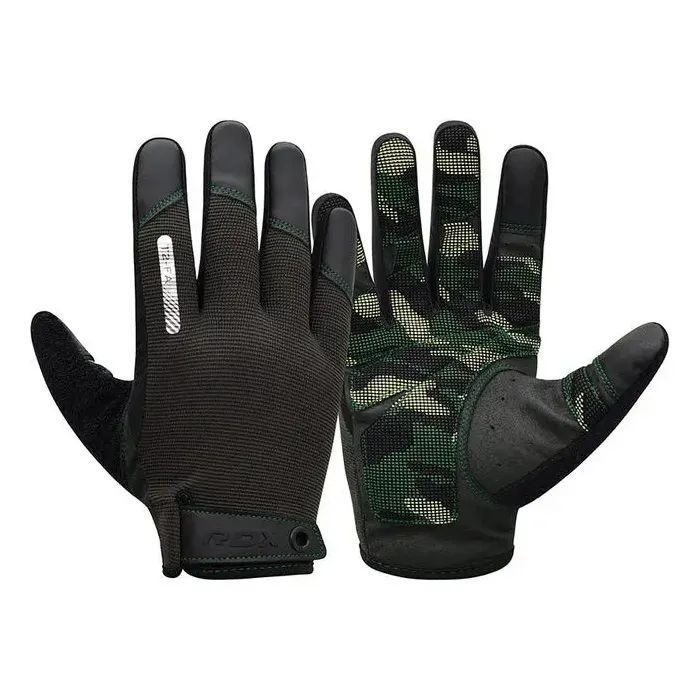 Перчатки для фитнеса RDX T2 Touch Screen Friendly Full Fingerf Army Green S (WGA-T2FA-S)