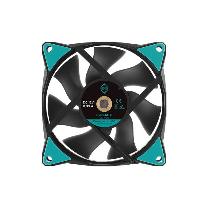 Кулер для корпуса Iceberg Group IceGALE 80mm Black (ICEGALE08-C0A) изображение 3