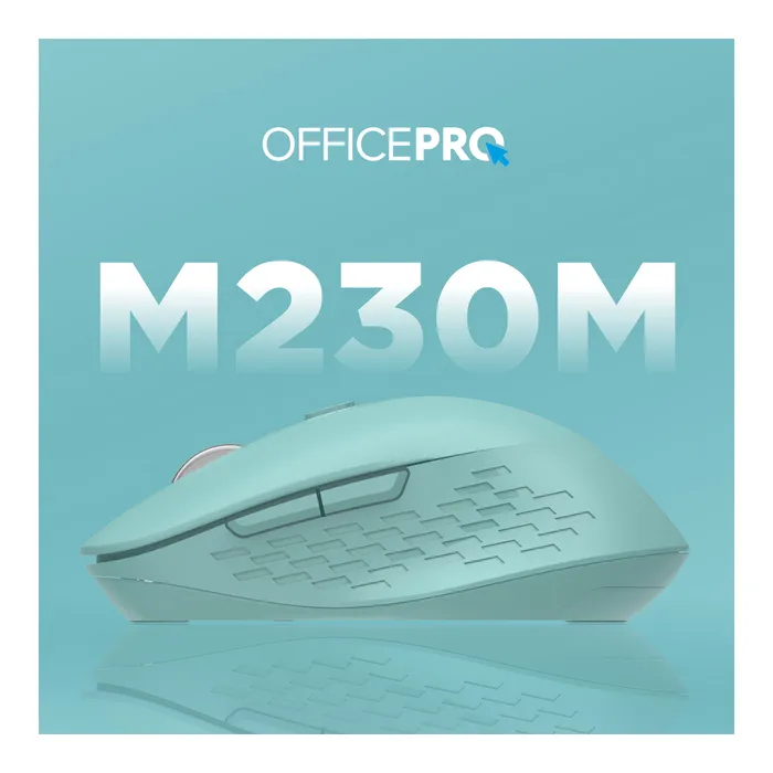 Мышка OfficePro M230M Silent Click Wireless/Bluetooth Mint (M230M) изображение 5