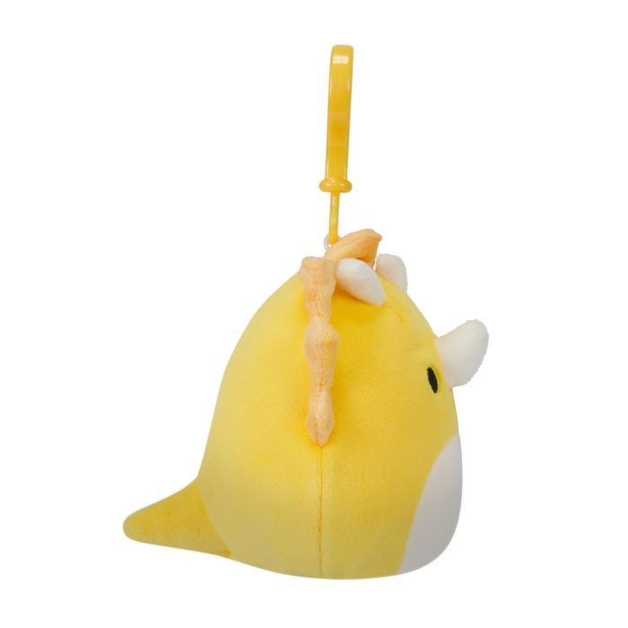 Мягкая игрушка Squishmallows на клипсе – Трицератопс 9 см (SQCP00216) изображение 5